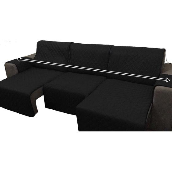 Imagem de Capa Protetor Para Sofa Retratil e Reclinavel 3,50M 3 Modulos (MEDIDA COM OS BRAÇOS)