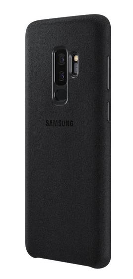 Imagem de Capa protetora alcantara preta galaxy s9