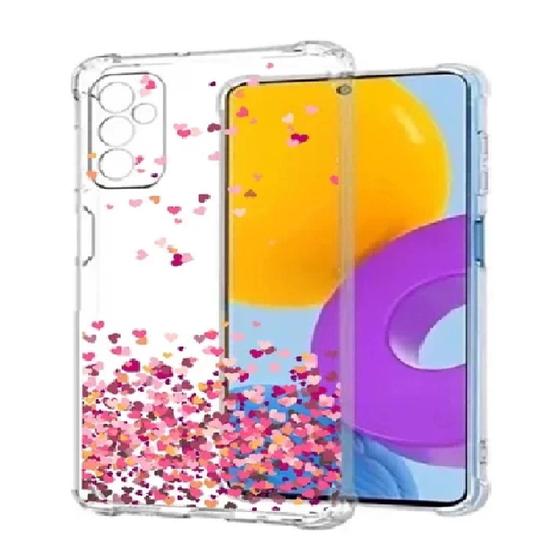 Imagem de Capa Protetora Anti Shock Chuva de Coração Compativel Para  Galaxy A54 (5G)