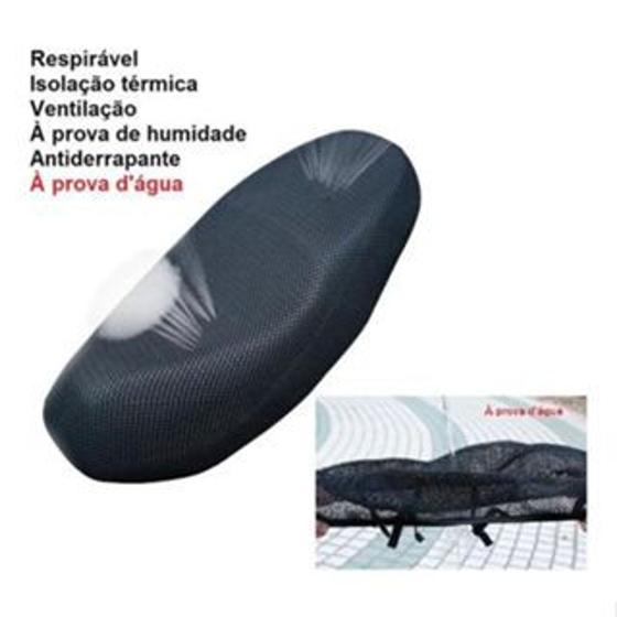 Capa Protetora Banco de Moto Térmica e Impermeável cor Preta WL7672 Menor preço em Capa Protetora Banco de Moto Térmica e Impermeável cor Preta WL7672