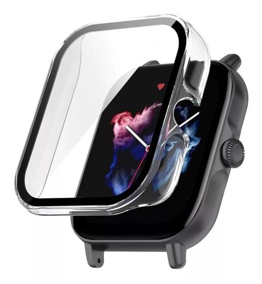 Imagem de Capa Protetora Case Película de Vidro Compativel com GTS 4 Mini NEW A2035 (Transparente)