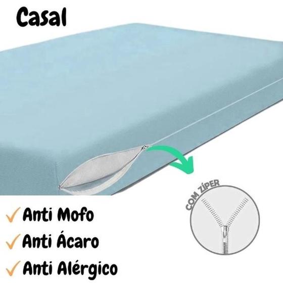 Imagem de Capa Protetora Colchão Casal ul 138x188x18cm