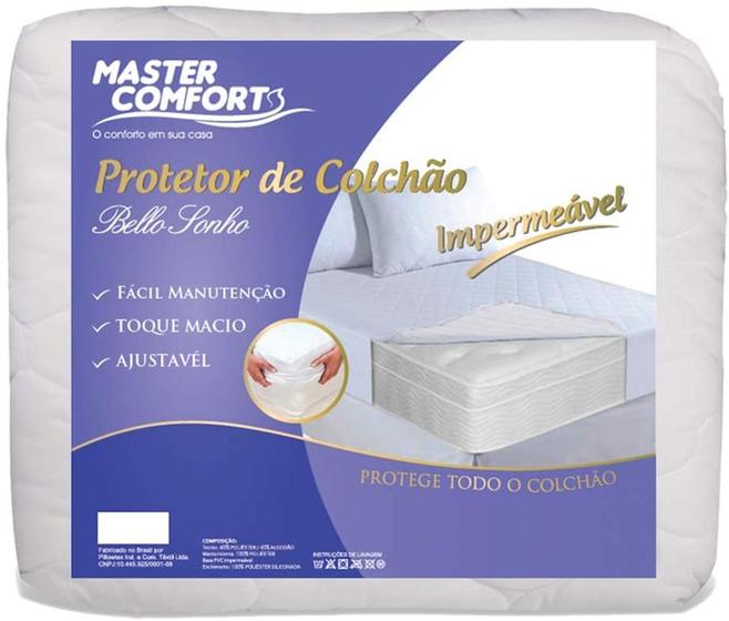 Imagem de Capa Protetora De Colchão King Impermeável Matelado 1,98x2,03+42