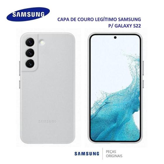 Imagem de Capa Protetora De Couro Samsung Para Galaxy S22 - Original