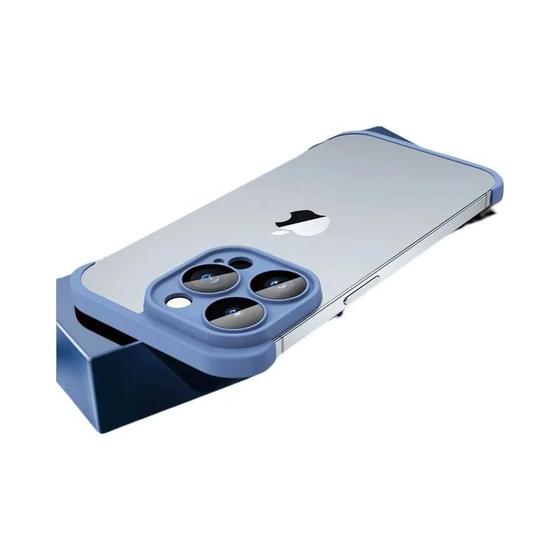 Imagem de Capa Protetora De Lente Sem Moldura De Silicone Para iPhone 14 13 12 15 16 pro Max plus 14Pro 15Pro