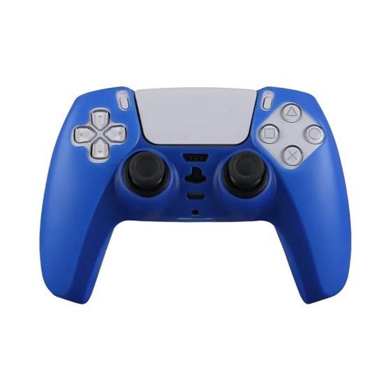 Imagem de Capa Protetora De Silicone Antiderrapante Para Controle PS5 Slim Com Pegadores De Polegar Para