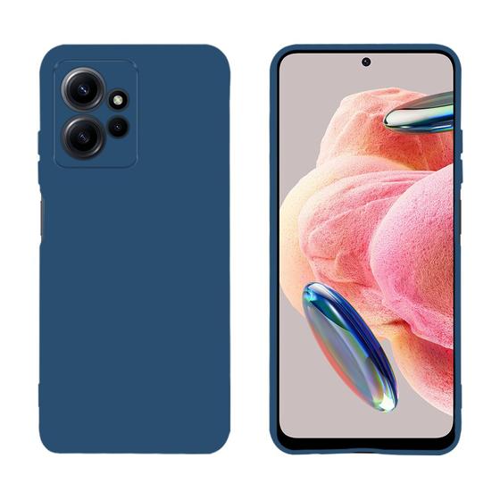 Capa protetora de silicone para redmi note 12 4g azul Menor preço em Capa protetora de silicone para redmi note 12 4g azul