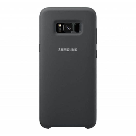 Imagem de Capa Protetora de Silicone Preto para Galaxy S8 Plus