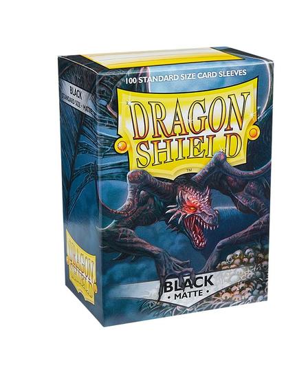 Imagem de Capa Protetora Dragon Shield Matte Black - Pacote com 100 Unidades