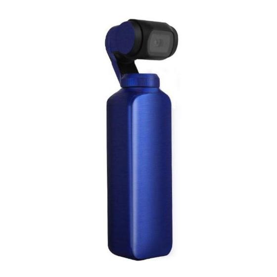 Imagem de Capa Protetora Em Adesivo Metálico Azul Para Dji Osmo Pocket