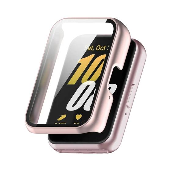 Imagem de Capa Protetora Fosca Samsung Galaxy Fit3 com Moldura de PC e Vidro Temperado