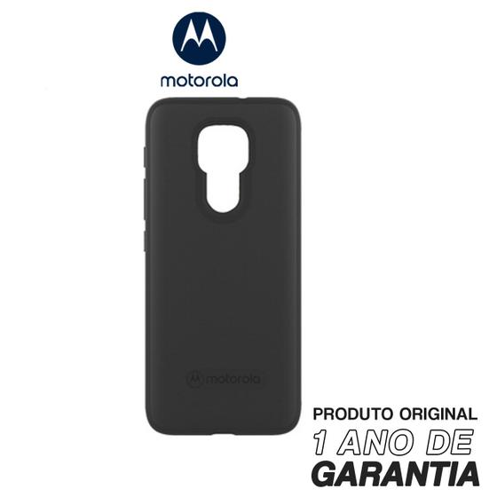 Imagem de Capa Protetora Original Motorola Anti Impacto Moto E7 Plus - Preta
