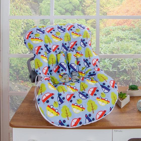 Imagem de Capa Protetora para Bebê Conforto Estampada Carros AVM Enxovais