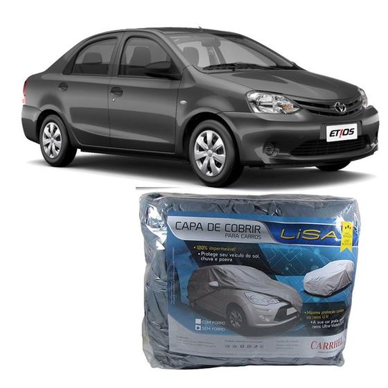 Capa Protetora para Cobrir Toyota Etios Sedan (M291) Menor preço em Capa Protetora para Cobrir Toyota Etios Sedan (M291)