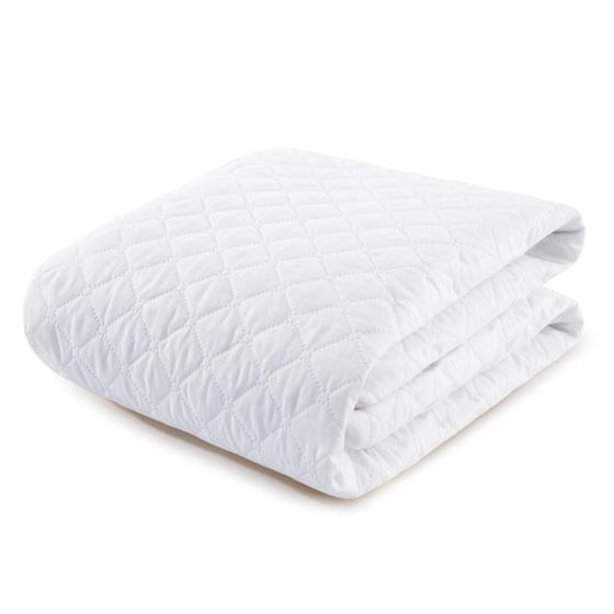 Capa Protetora Para Colchão Cama Solteiro Impermeável Matelado Ultrassônico Com Elastico Luxo - Branco