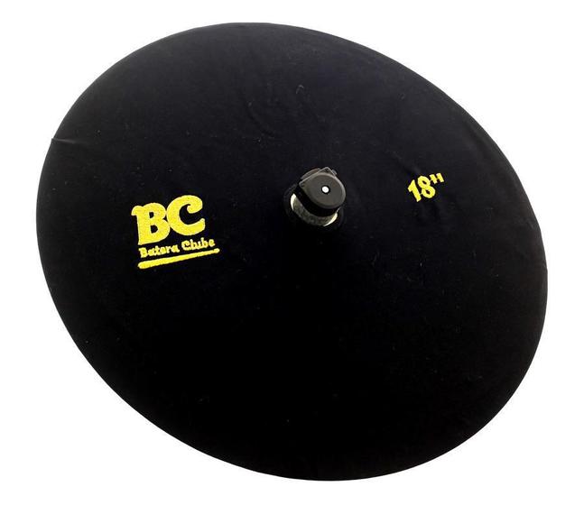 Imagem de Capa Protetora para Pratos BC Signature Black 18 by Drummers em algodão que limpa e protege