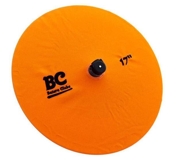 Imagem de Capa Protetora para Pratos BC Signature Orange 17 by Drummers em algodão que limpa e protege