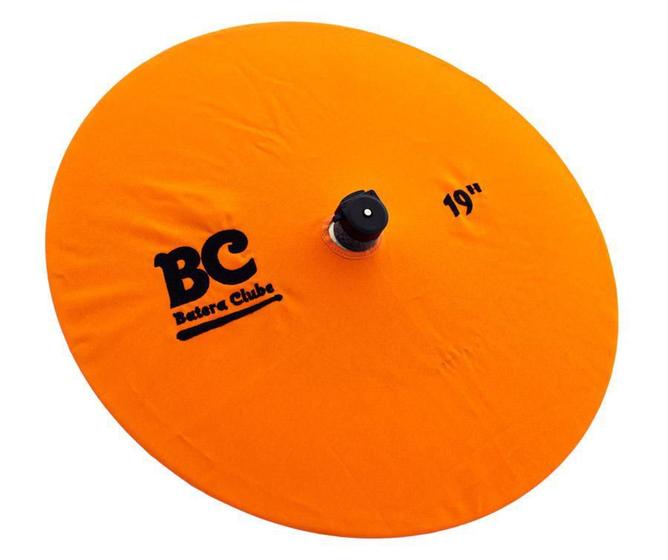 Imagem de Capa Protetora para Pratos BC Signature Orange 19 by Drummers em algodão que limpa e protege