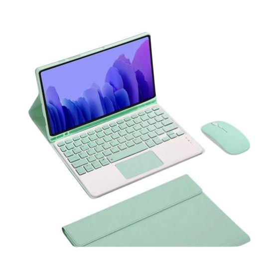 Imagem de Capa Protetora para Samsung Galaxy Tab S6 Lite, A7, A8, A9, S7, S8, S9, FE, Plus, 12.4 e 14.6 - Com Teclado