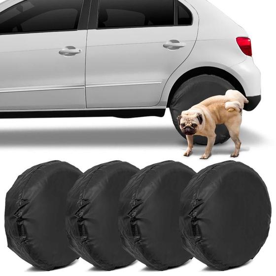 Capa Protetora Pneu Roda Aro 18 Carro Anti Xixi Impermeável Menor preço em Capa Protetora Pneu Roda Aro 18 Carro Anti Xixi Impermeável