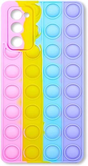 Imagem de Capa Protetora Pop It Anti-Stress Bubble Fidget Toys Compatível com Celular Smartphone Samsung Galaxy S20 FE