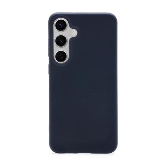 Imagem de Capa Protetora Preta de Silicone para Galaxy S24+ Plus