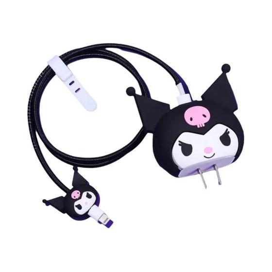 Imagem de Capa Protetora Sanrio Hello Kitty para Carregador MagSafe de 20W - Acessórios Fofos