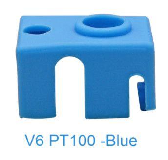 Imagem de Capa Protetora Silicone Azul Volcano PT100 V6 23x16x12mm