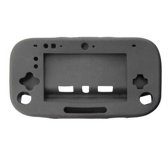 Imagem de Capa Protetora Silicone Para Nintendo Wii U Case Preta
