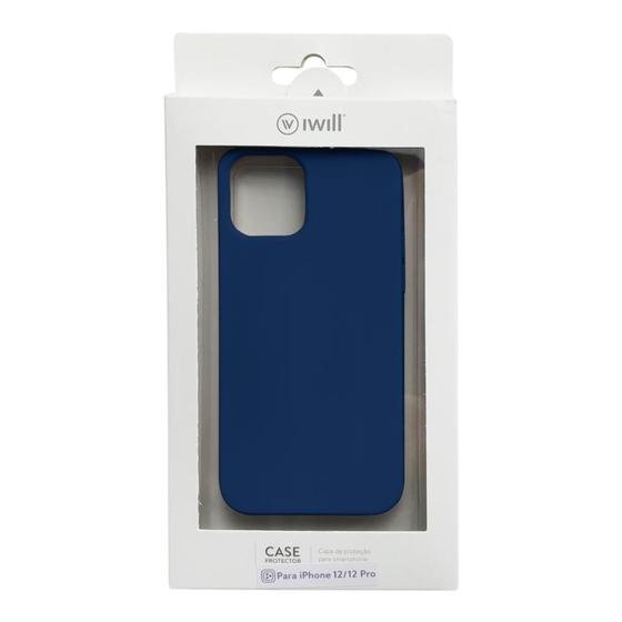 Imagem de Capa Protetora Simple Case Iwill Para iPhone 12 Maleável  Azul (1663)