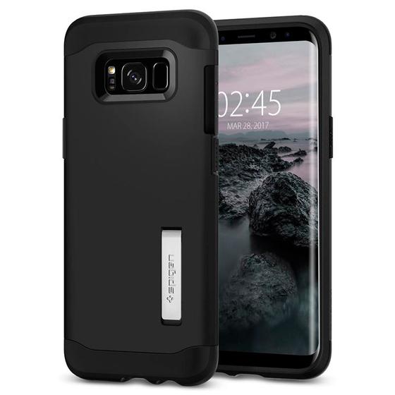 Imagem de Capa Protetora Spigen Slim Armor para Samsung Galaxy S8 Plus 6.2" - Preto