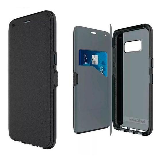 Imagem de Capa Protetora Tech21 Evo Wallet para Samsung Galaxy S8+ Plus 6.2 - Preto