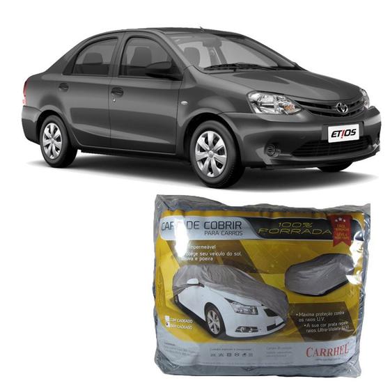 Capa Protetora Toyota Etios Sedan Com Forro Total (M287) Menor preço em Capa Protetora Toyota Etios Sedan Com Forro Total (M287)