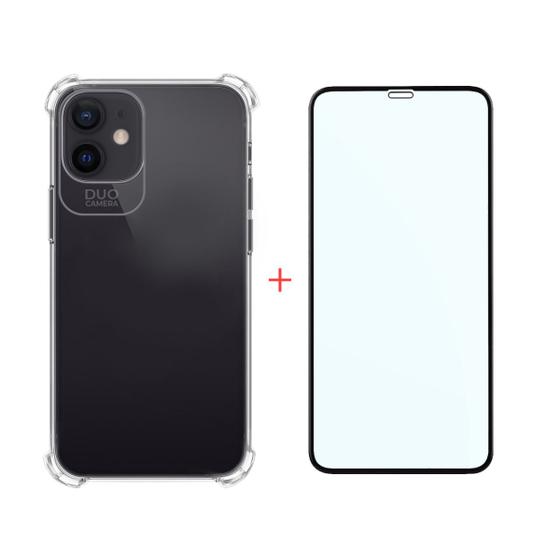 Imagem de Capa Protetora Transparente com Película para Todos iPhone