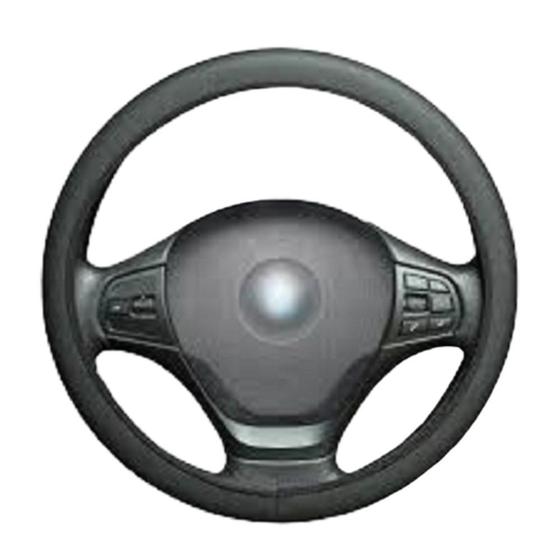 Imagem de Capa Protetora Volante Veicular Carro Acabamento Microfibra Couro Cobertura Proteção Resistente