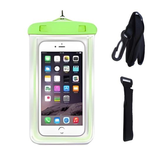 Imagem de Capa Prova D'água Celular Case Lacrada Chuva - Verde