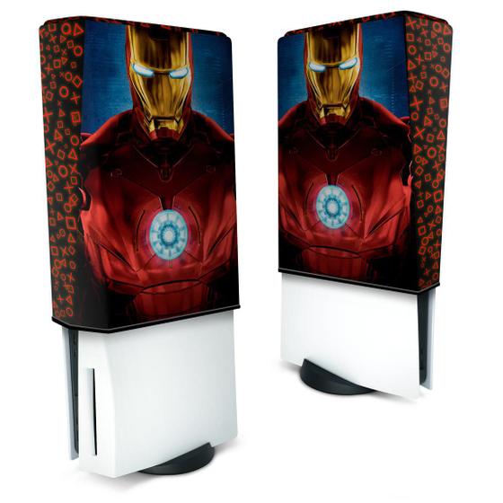 Imagem de Capa PS5 Vertical Anti Poeira - Iron Man Homem De Ferro