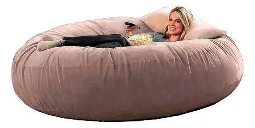Capa Puff Gigante Redondo Gota Sala Quarto Sem Enchimento Menor preço em Capa Puff Gigante Redondo Gota Sala Quarto Sem Enchimento