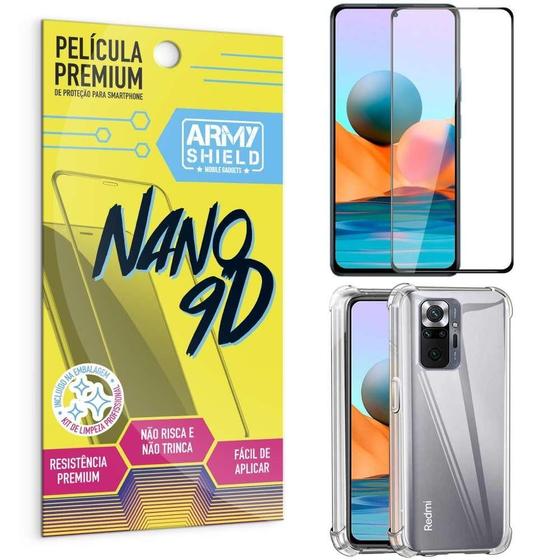 Imagem de Capa Redmi Note 10 Pro Antishock + Película Nano Cerâmica 9D