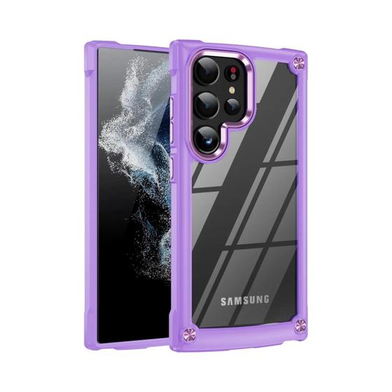 Imagem de Capa Resistente e à Prova de Choques para Samsung S25/S24/S23/S22 - Transparente