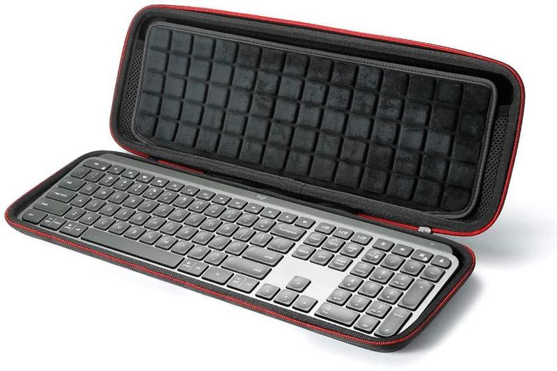 Capa rígida para teclado iluminado sem fio Logitech MX Keys - Preto com revestimento antideslizante Menor preço em Capa rígida para teclado iluminado sem fio Logitech MX Keys - Preto com revestimento antideslizante