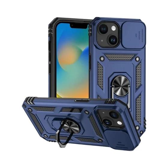 Imagem de Capa Robusta com Suporte para iPhone 15/14/13/12/11 Pro Max