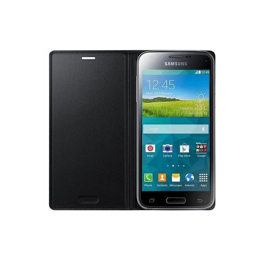 Imagem de Capa S5 Mini original Samsung Galaxy Flip Cover - Preta