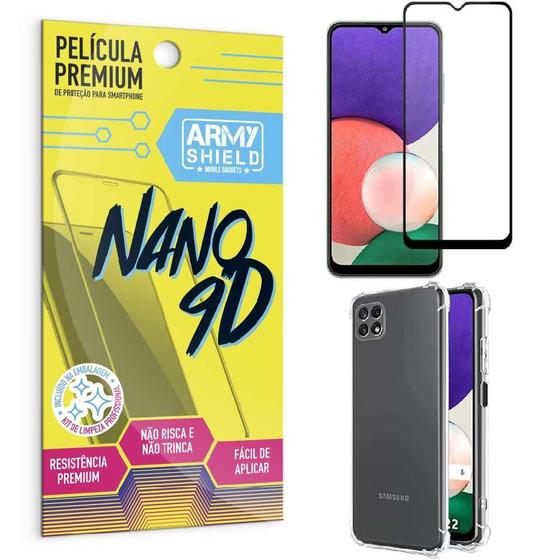 Imagem de Capa Samsung A22 5G Anti Shock + Película Nano Cerâmica 9D