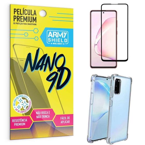 Imagem de Capa Samsung S10 Lite Anti Shock + Película Nano Cerâmica 9D