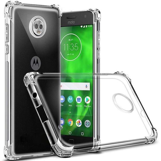 Imagem de Capa Silicone Anti Impacto Moto G6 E G6 Plus - Transparente