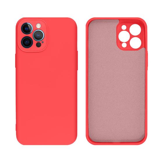 Imagem de Capa Silicone Compatível com iPhone com Proteção na Câmera 12 Pro Max