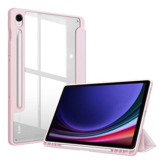 Imagem de Capa Silicone Slot Tablet Samsung S9 FE 10.9 X510 - Rosa