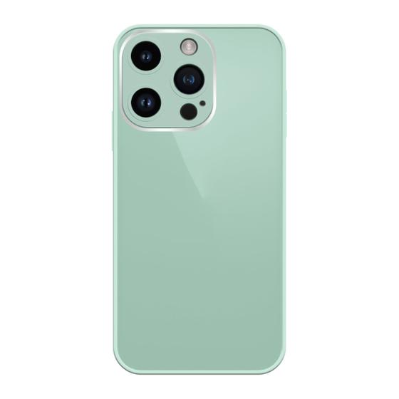 Imagem de Capa Silicone Vidro Compatível com iPhone 14 Pro Max Proteção Camera Lentes Safira