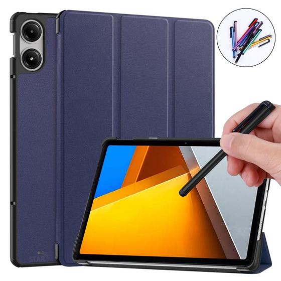 Imagem de Capa Sintética Para Xiaomi Poco Pad 12.1+ Caneta Touch